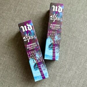 TWO Urban Decay All Nighter Summer Solstice Long Lasting Makeup Setting Spray